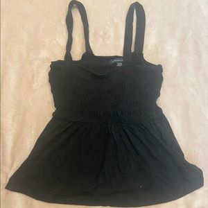 American Eagle Outfitters Black Cropped Tank